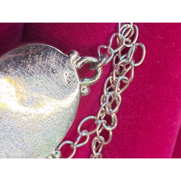 Pink Queen Kong Conch Shell Sterling Silver Pendant Necklace  Artisan - Picture 3 of 4